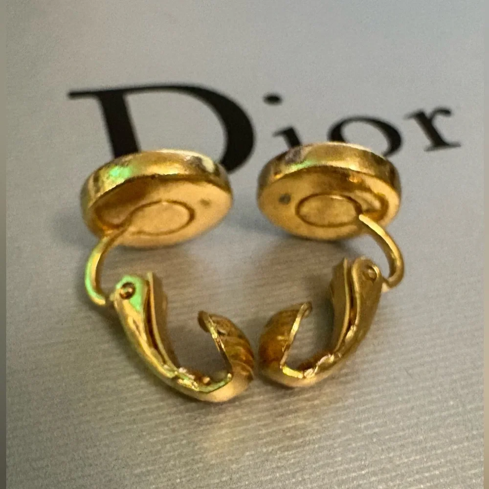 Christian Dior Earrings ( clip) - Picture 3 of 4